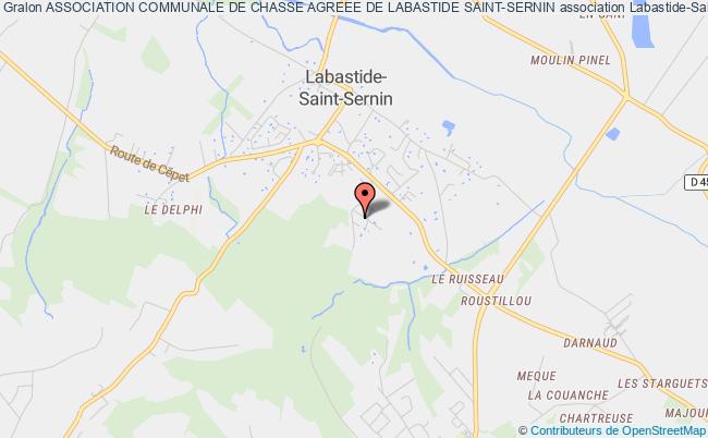 plan association Association Communale De Chasse Agreee De Labastide Saint-sernin Labastide-Saint-Sernin