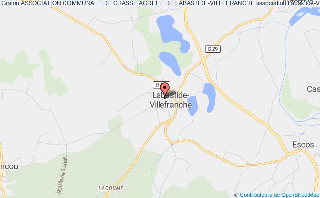 plan association Association Communale De Chasse Agreee De Labastide-villefranche Labastide-Villefranche