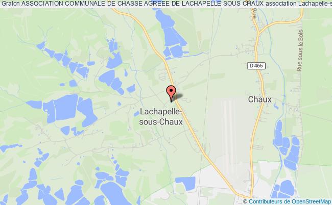 plan association Association Communale De Chasse Agreee De Lachapelle Sous Chaux Lachapelle-sous-Chaux