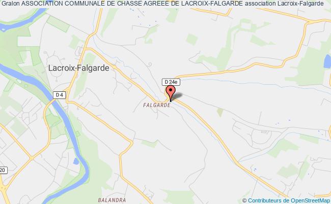 ASSOCIATION COMMUNALE DE CHASSE AGREEE DE LACROIX-FALGARDE