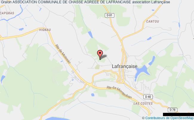 ASSOCIATION COMMUNALE DE CHASSE AGREEE DE LAFRANCAISE