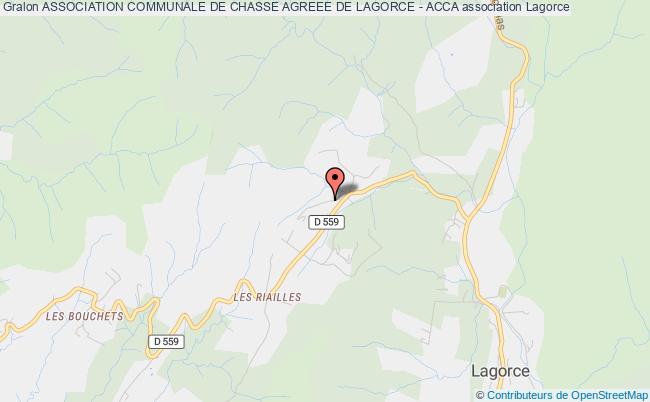 ASSOCIATION COMMUNALE DE CHASSE AGREEE DE LAGORCE - ACCA