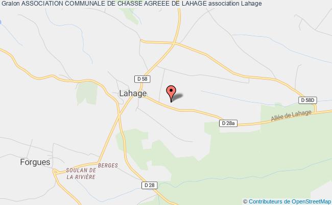 ASSOCIATION COMMUNALE DE CHASSE AGREEE DE LAHAGE
