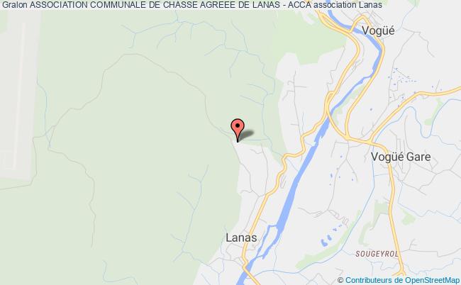ASSOCIATION COMMUNALE DE CHASSE AGREEE DE LANAS - ACCA