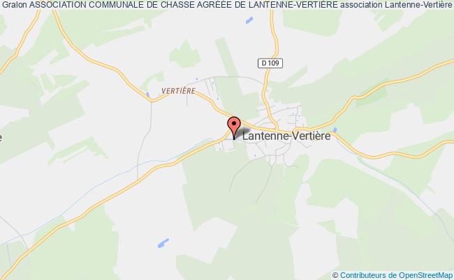 ASSOCIATION COMMUNALE DE CHASSE AGRÉÉE DE LANTENNE-VERTIÈRE