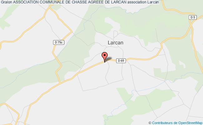 plan association Association Communale De Chasse Agreee De Larcan Larcan