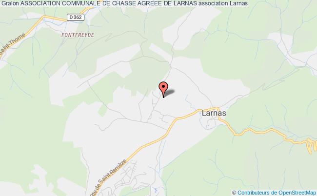 ASSOCIATION COMMUNALE DE CHASSE AGREEE DE LARNAS