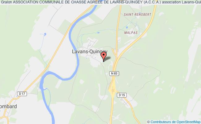 ASSOCIATION COMMUNALE DE CHASSE AGREEE DE LAVANS-QUINGEY (A.C.C.A.)