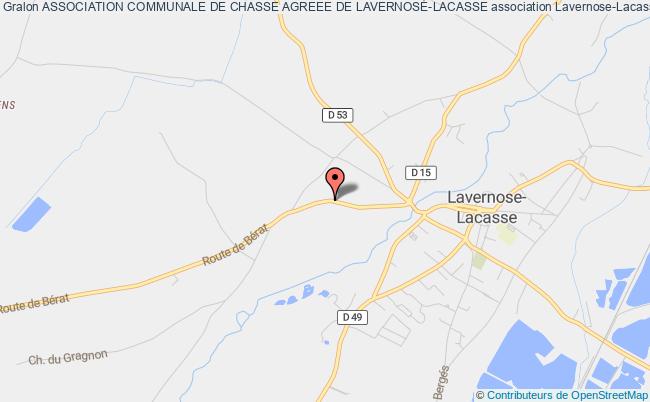 plan association Association Communale De Chasse Agreee De Lavernose-lacasse Lavernose-Lacasse