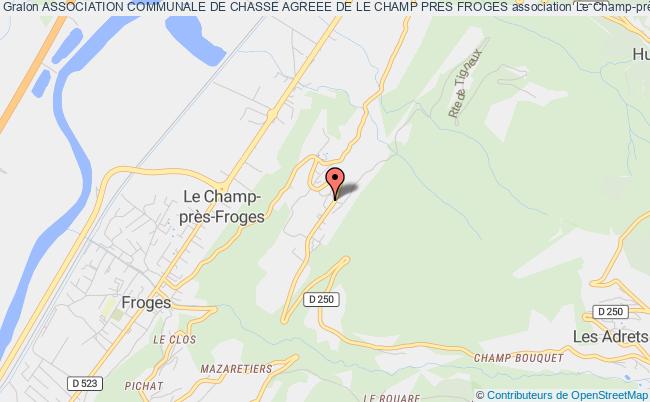 ASSOCIATION COMMUNALE DE CHASSE AGREEE DE LE CHAMP PRES FROGES