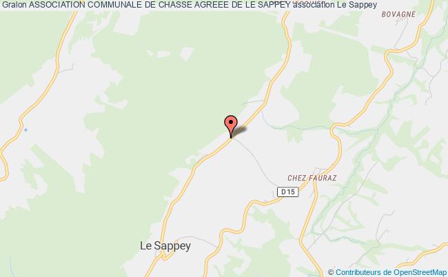 ASSOCIATION COMMUNALE DE CHASSE AGREEE DE LE SAPPEY
