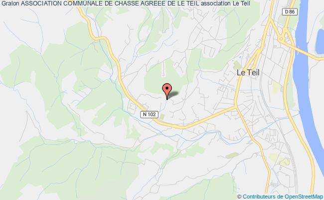ASSOCIATION COMMUNALE DE CHASSE AGREEE DE LE TEIL