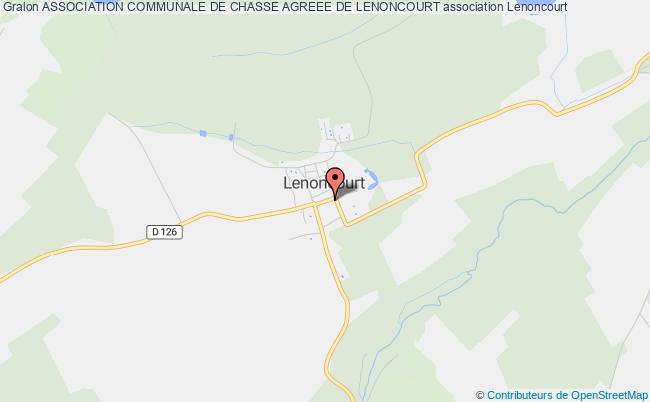 ASSOCIATION COMMUNALE DE CHASSE AGREEE DE LENONCOURT