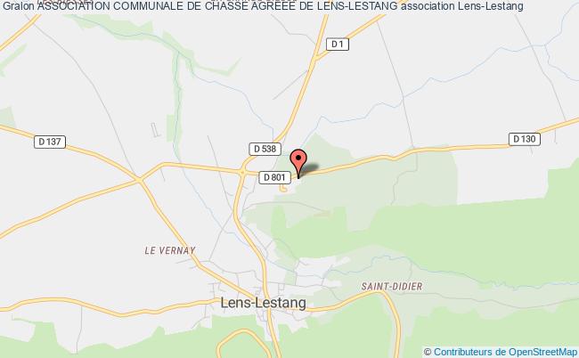 ASSOCIATION COMMUNALE DE CHASSE AGREEE DE LENS-LESTANG