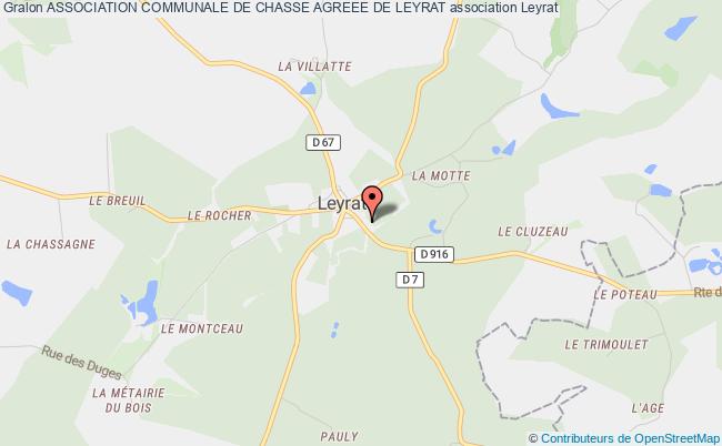 ASSOCIATION COMMUNALE DE CHASSE AGREEE DE LEYRAT
