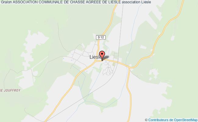 ASSOCIATION COMMUNALE DE CHASSE AGREEE DE LIESLE