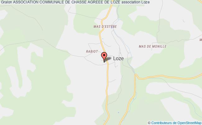 ASSOCIATION COMMUNALE DE CHASSE AGREEE DE LOZE