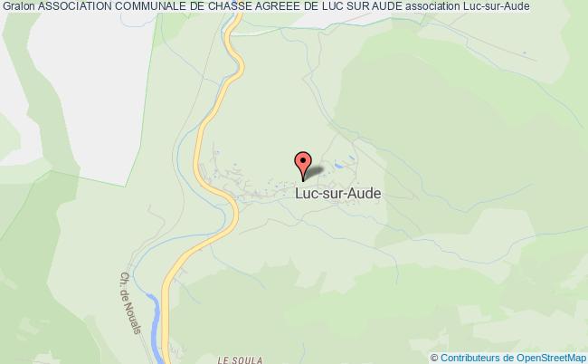 ASSOCIATION COMMUNALE DE CHASSE AGREEE DE LUC SUR AUDE