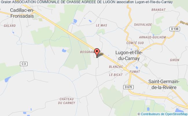 plan association Association Communale De Chasse Agreee De Lugon Lugon-et-l'Île-du-Carnay
