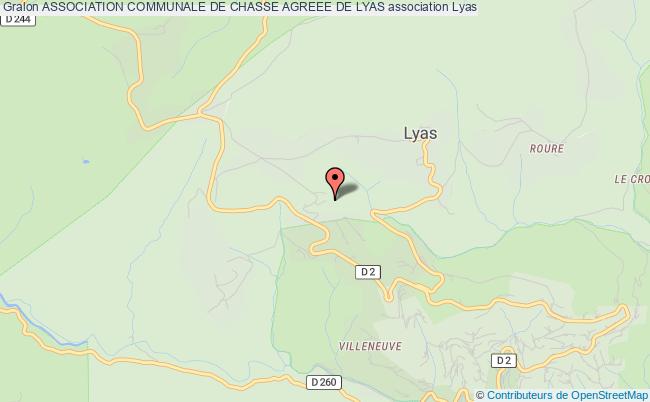 ASSOCIATION COMMUNALE DE CHASSE AGREEE DE LYAS