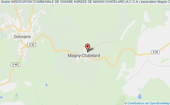 plan association Association Communale De Chasse Agreee De Magny-chatelard (a.c.c.a.) Magny-Châtelard