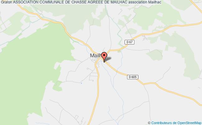 ASSOCIATION COMMUNALE DE CHASSE AGREEE DE MAILHAC