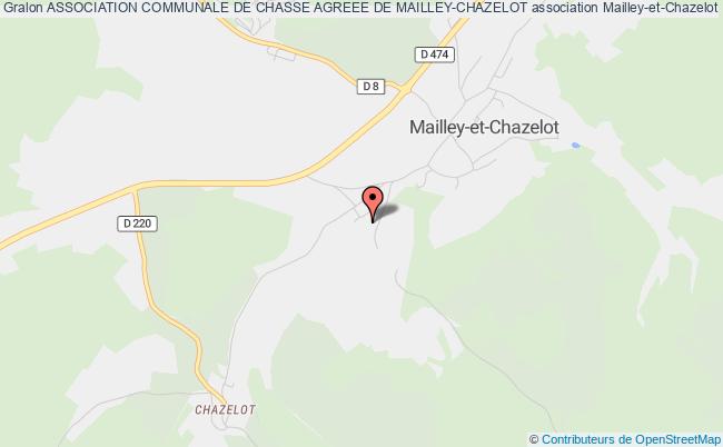 plan association Association Communale De Chasse Agreee De Mailley-chazelot Mailley-et-Chazelot