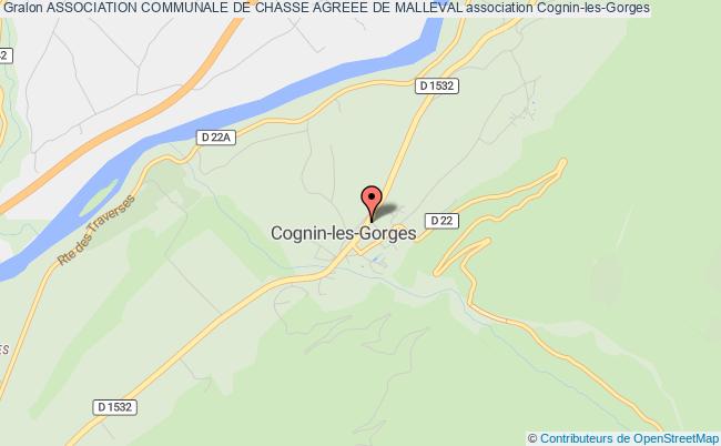 plan association Association Communale De Chasse Agreee De Malleval Cognin-les-Gorges