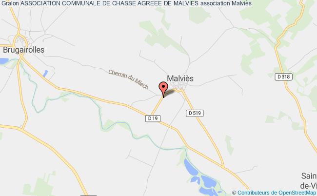 ASSOCIATION COMMUNALE DE CHASSE AGREEE DE MALVIES