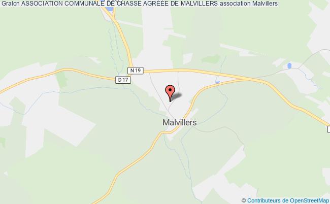 ASSOCIATION COMMUNALE DE CHASSE AGRÉÉE DE MALVILLERS