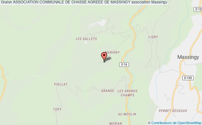 ASSOCIATION COMMUNALE DE CHASSE AGREEE DE MASSINGY