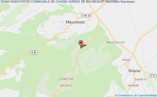 ASSOCIATION COMMUNALE DE CHASSE AGREEE DE MAURESSAC