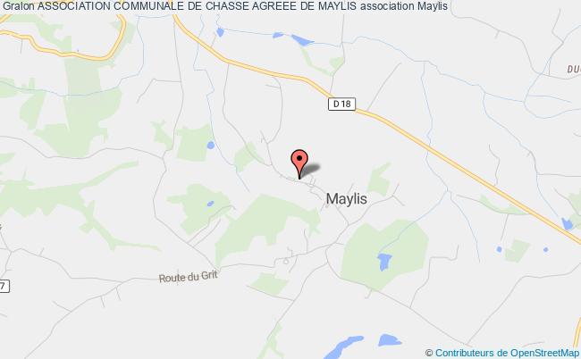 plan association Association Communale De Chasse Agreee De Maylis Maylis