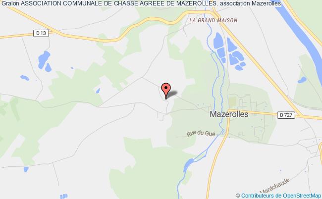 ASSOCIATION COMMUNALE DE CHASSE AGREEE DE MAZEROLLES.