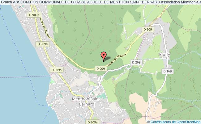 ASSOCIATION COMMUNALE DE CHASSE AGRÉÉE DE MENTHON SAINT BERNARD
