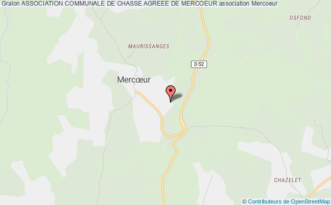 ASSOCIATION COMMUNALE DE CHASSE AGREEE DE MERCOEUR