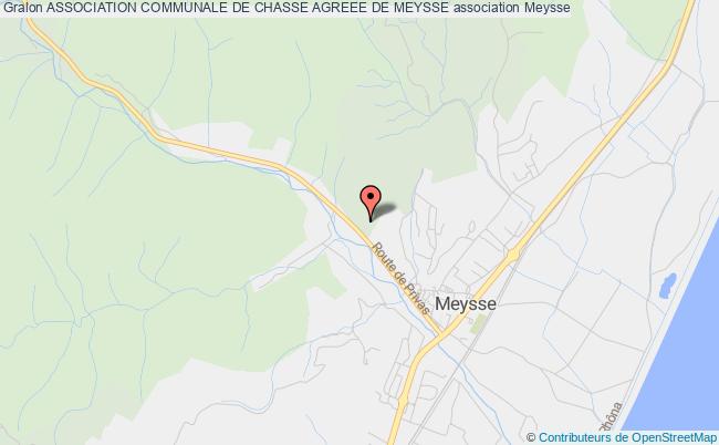ASSOCIATION COMMUNALE DE CHASSE AGREEE DE MEYSSE