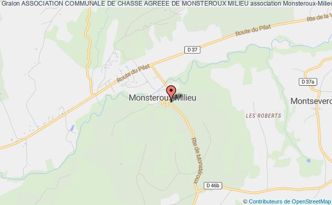ASSOCIATION COMMUNALE DE CHASSE AGREEE DE MONSTEROUX MILIEU
