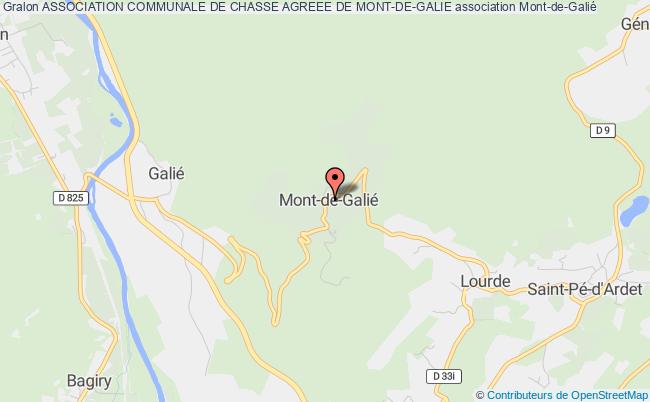 plan association Association Communale De Chasse Agreee De Mont-de-galie Mont-de-Galié