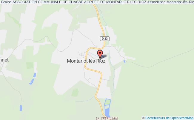 plan association Association Communale De Chasse AgrÉÉe De Montarlot-les-rioz Montarlot-lès-Rioz