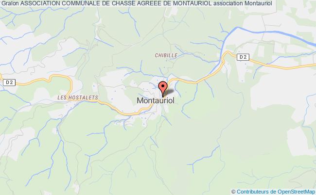 ASSOCIATION COMMUNALE DE CHASSE AGREEE DE MONTAURIOL
