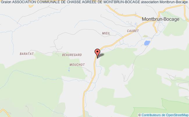 ASSOCIATION COMMUNALE DE CHASSE AGREEE DE MONTBRUN-BOCAGE