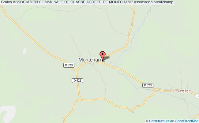 plan association Association Communale De Chasse Agreee De Montchamp Montchamp