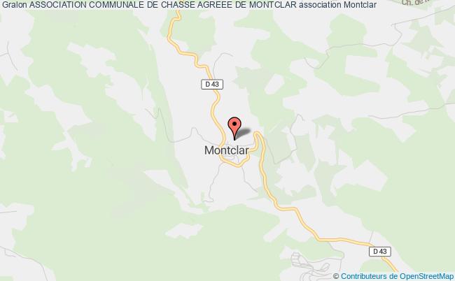 ASSOCIATION COMMUNALE DE CHASSE AGREEE DE MONTCLAR