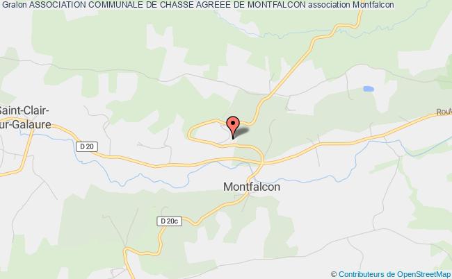plan association Association Communale De Chasse Agreee De Montfalcon Montfalcon