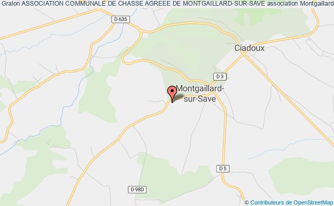 plan association Association Communale De Chasse Agreee De Montgaillard-sur-save Montgaillard-sur-Save