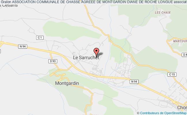 ASSOCIATION COMMUNALE DE CHASSE AGREEE DE MONTGARDIN DIANE DE ROCHE LONGUE