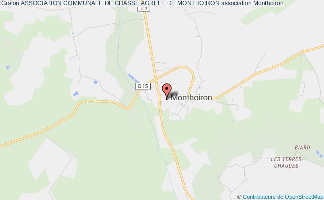 plan association Association Communale De Chasse Agreee De Monthoiron Monthoiron