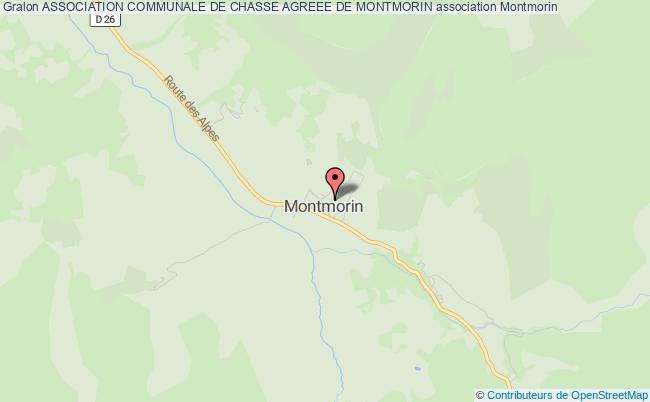 plan association Association Communale De Chasse Agreee De Montmorin Montmorin