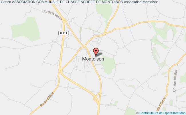 plan association Association Communale De Chasse Agreee De Montoison Montoison